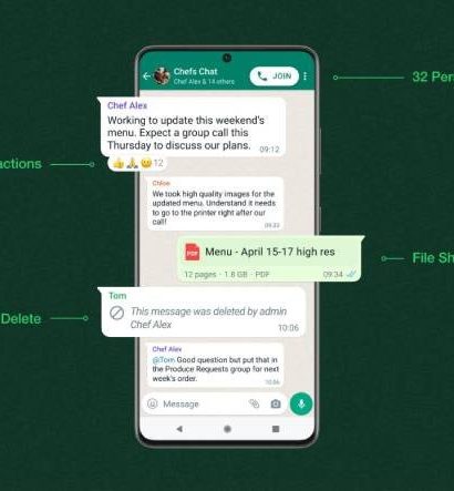 WhatsApp, Uzun Zamandır Beklenen Pek Çok Özelliğini Duyurdu: Artık Mesajlara 'Emoji' ile Tepki Verebileceğiz