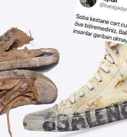 Balenciaga’nın Yüzyıllarca Giyilmiş Gibi Görünen ‘Eskitilmiş’ Ayakkabısı Alay Konusu Oldu: İşte Eğlenceli Paylaşımlar...