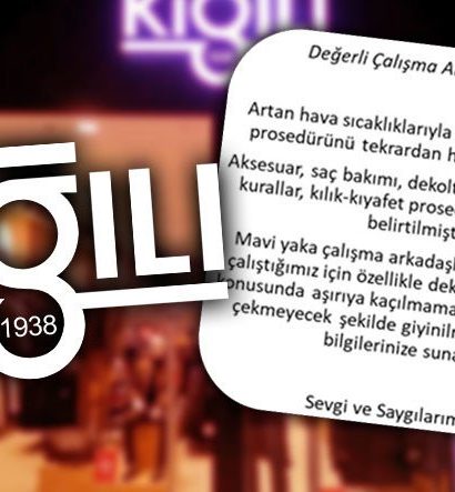 Kiğılı'nın Çalışanlarına Gönderdiği 'Ayrımcı' E-Posta Tepki Çekti: Mavi Yaka Çalışanlar Var, Etek Boyuna Dikkat Edin [Kiğılı'dan Açıklama]
