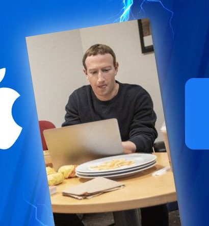 Mark Zuckerberg, Facebook'un İşlerine Balta Vuran Apple'ın Logosunu Sansürledi (Bi' de Bayıl İstersen)