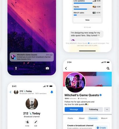 WhatsApp'tan Sonra Şimdi de Facebook ile Messenger'a, Telegram'ın Kanallar Özelliği Geliyor